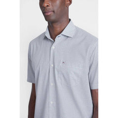 CAMISA MASCULINA TRICOLINE MICRO XADREZ BRANCO/ROSA/PT ARAMIS ORIGINAL MC06.0201001/006