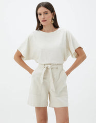 BERMUDA FEMININA NATURAL COM FAIXA SHOULDER ORIGINAL 232393901