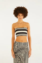 TOP FEMININO DOUBLE LISTRA TROPICALFARM ORIGINAL 357264