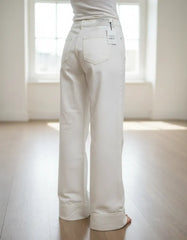 CALÇA FEMININA WIDE LEG 31 LOOSE FRENCH GATABAKANA ORIGINAL