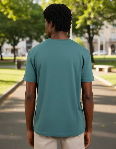 CAMISETA MASCULINA BASICA VERDE ESMERALDA ARAMIS ORIGINAL CS.12.0045560