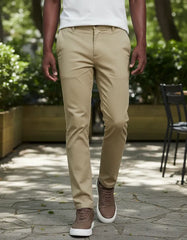CALCA MASCULINA ESPORTE FINO/SOCIAL CLASSICA CAQUI CLARO ARAMIS ORIGINAL CL.35.006562440