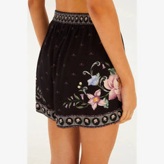 SHORT FEMININA SAIA FLOR DE OUTONO FARM ORIGINAL 366736