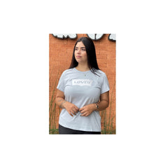T-SHIRT FEMININA THE PERFECT TEE ARCTIC GELO LEVI'S® ORIGINAL  LB0013142