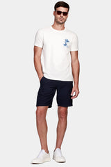 BERMUDA MASCULINA CHINO CLASSICA MAQUINETADA MARINHO ARAMIS ORIGINAL BE.13.0229010