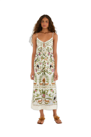 VESTIDO FEMINIMO CROPPED FLORESTA DOCE FARM ORIGINAL 346512