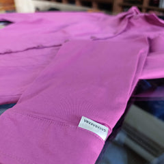 CAMISA FEMININA CROPPED TRICOLINE MAGENTA  GATABAKANA ORIGINAL 138897000693