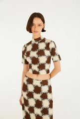 BLUSA FEMININO CROPPED RITMO CARIOCA FARM 361755