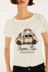 TSHIRT FEMININA  FIT BEBE TAXI ARARAS FARM ORIGINAL  364470