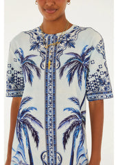 VESTIDO FEMININO TSHIRT BASICO CIDADE MARAVILHA FARM ORIGINAL 366981