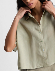 CAMISA LINHO MANGA CURTA SHOULDER ORIGINAL 012520389001