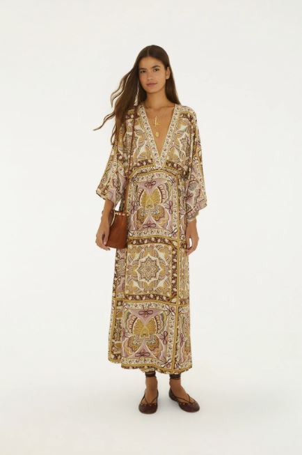 VESTIDO FEMININO TRANSPASSE SOPHIE FARM ORIGINAL 361782