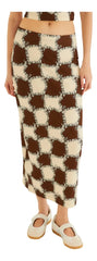 SAIA FEMININA MIDI RETA RITMO CARIOCA FARM ORIGINAL 361754