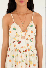 VESTIDO FEMININO LACO BORDADO COQUETEL FARM ORIGINAL 351288 FARM