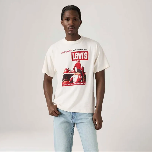 CAMISETA MASCULINA VINTAGE FIRST LEVI´S® ORIGINAL LB0013254