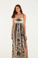 VESTIDO FEMININO  CROPPED FLORAL DELICADO FARM ORIGINAL 366658