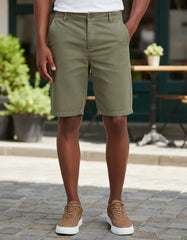BERMUDA MASCULINA CHINO ESSENCIAL VERDE MILITAR ARAMIS ORIGINAL BE.13.0073061