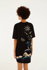 VESTIDO FEMININO TSHIRT BASICO LUZ DO LUAR  FARM ORIGINAL 366998