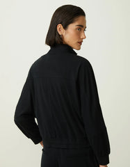 BOMBER FEMININA MALHA RECORTES SHOULDER ORIGINAL 241423000