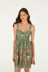 VESTIDO  FEMININO CURTO ROMANCE FARM ORIGINAL 370490