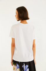 TSHIRT FEMININO FIT RIO CALCADAO FLORES OFF WHITE FARM ORIGINAL 358729