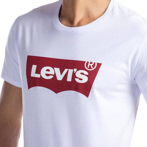 Camiseta Levi's® Branca Manga Curta Logo Tradicional LB0010027