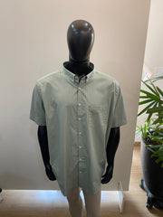 CAMISA MASCULINA REGULAR TRICOLINE MXZ VERDE C/ BRANCO ARAMIS ORIGINAL MC.06.0543139