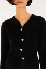 CARDIGAN FEMININO PELINHO CURTO SLIM FARM ORIGINAL 368647