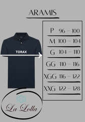 POLO MASCULINA PIMA INTERLOCK NOITE ARAMIS ORIGINAL PO.10.0249720