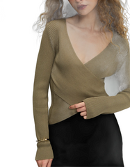 BLUSA FEMININA TRICOT TRANSPASSE SHOULDER ORIGINAL 012514349010