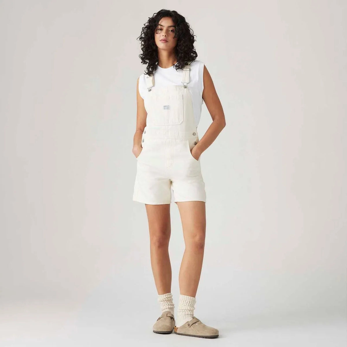 MACAQUINHO FEMININO  UTILITY OFF WHITE LEVI´S®  ORIGINAL 001UY0007