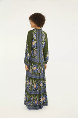 VESTIDO FEMININO CROPPED JARDIM CHINTZ LENCO FARM ORIGINAL 343124