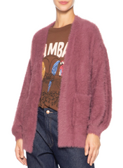 CARDIGAN TRICOT PELINHO COM BOLSO FARM 357275