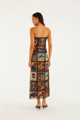 VESTIDO FEMININO TULE SELOS DO BRASIL FARM ORIGINAL 361759