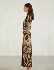VESTIDO FEMININO MIDI COLETANEA TROPICAL FARM ORIGINAL  361710