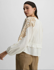 BLUSA BORDADO FLORAL NEUTRO SHOULDER ORIGINAL 012520181003