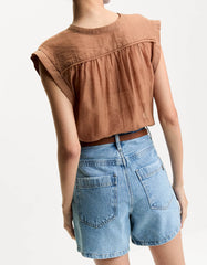 SHORTS JEANS CINTURA MEDIA SHOULDER ORIGINAL 012513910001