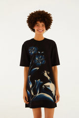 VESTIDO FEMININO TSHIRT BASICO LUZ DO LUAR  FARM ORIGINAL 366998