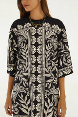 VESTIDO FEMININO TSHIRT BIG COQUEIRO SERENO FARM ORIGINAL 366985