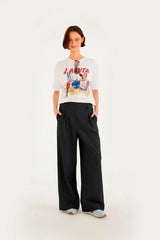 CALÇA FEMININA LONGA ALFAIATARIA FARM ORIGINAL 360899