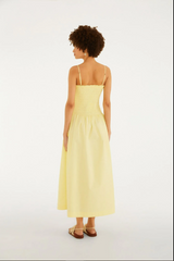 VESTIDO FEMININO LASTEX ALCINHAS FARM ORIGINAL 356244