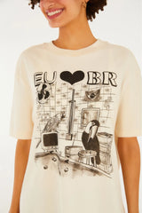TSHIRT MEDIA SINUCA DE BAR FARM ORIGINAL 369922