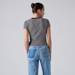 CAMISETA FEMININA BABY TEE LISTRADA LEVI´S® ORIGINAL 0085R0003