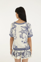TSHIRT FEMININA MAR DE ONDAS FARM ORIGINAL  351170