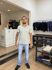 POLO MASCULINA PIMA TECH VERDE SALVIA ARAMIS ORIGINAL PO.11.0014639