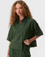 CAMISA FEMININA MANGA CURTA LINHO SHOULDER ORIGINAL 012610381001