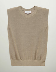 REGATA FEMININA TRICOT BEGE SHOULDER ORIGINAL 011134329009
