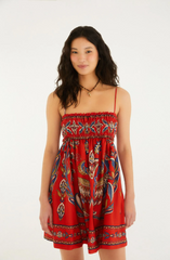 VESTIDO FEMININO CURTO SONHO DE PAVAO FARM ORIGINAL 355097