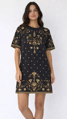VESTIDO FEMININO TSHIRT BASICO SONHO DE CONCHA FARM ORIGINAL 361697