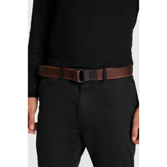 CINTO MASCULINO CADARCO LISTRA PRETO/CAFE ARAMIS ORIGINAL CI.03.0228007/02795